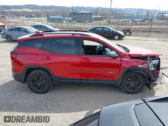 2024 GMC Terrain AT4 with VIN 3GKALYEG1RL243143, listed as a IAAI auction lot 41833979 with 32,621 mi miles and . Bid and sale history available at carsss.com. Image 14.
