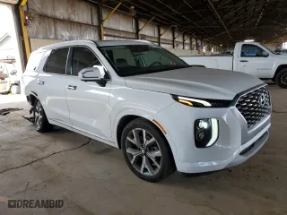 2021 Hyundai Palisade Limited with VIN KM8R54HE2MU290476, listed as a Copart auction lot 48822965 with 77,564 mi miles and Salvage Title. Bid and sale history available at carsss.com. Image 4.