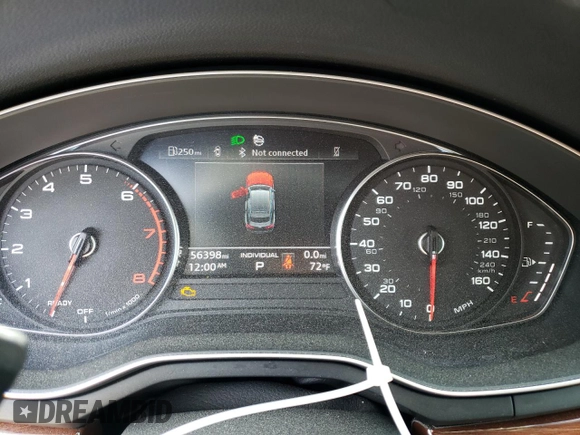 2020 Audi A5 Sportback Premium with VIN WAUANCF51LA008050, listed as a Copart auction lot 68305083 with 56,398 mi miles. Bid and sale history available at carsss.com. Image 9.
