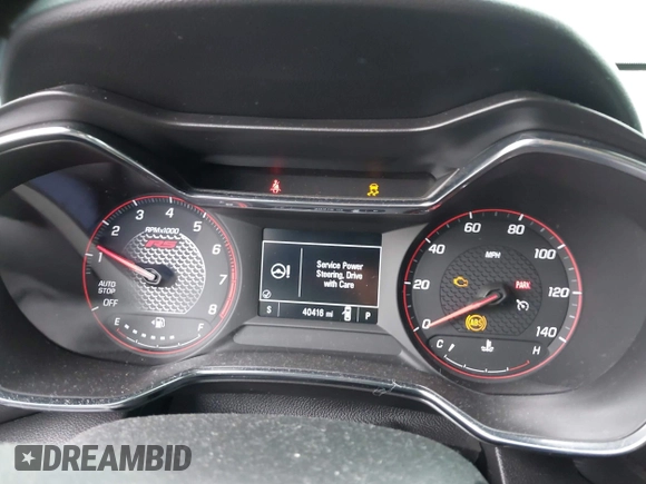 2022 Chevrolet TrailBlazer RS with VIN KL79MTSL9NB068181, listed as a IAAI auction lot 42099427 with 40,416 mi miles. Bid and sale history available at carsss.com. Image 7.
