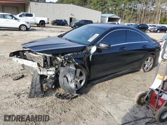 2016 Mercedes-Benz CLA with VIN WDDSJ4GB5GN295460, listed as a Copart auction lot 51209225 with 194,614 mi miles and Salvage Title. Bid and sale history available at carsss.com. Image 1.