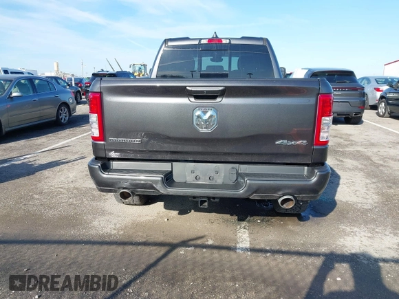 2021 Ram 1500 Big Horn with VIN 1C6SRFBT3MN741025, listed as a IAAI auction lot 41899873 with 46,530 mi miles. Bid and sale history available at carsss.com. Image 16.