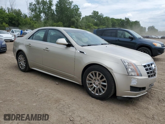 2013 Cadillac CTS Luxury with VIN 1G6DE5E53D0119089, listed as a Copart auction lot 59602055 with 91,036 mi miles and Clean title. Bid and sale history available at DreamBid. Image 4.