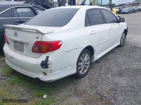 2010 Toyota Corolla with VIN 1NXBU4EE4AZ242529, listed as a IAAI auction lot 41735909 with 104,445 mi miles. Bid and sale history available at carsss.com. Image 4.