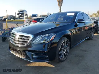 2019 Mercedes-Benz S-Class S 560 with VIN WDDUG8DB4KA442614, listed as a IAAI auction lot 41368218 with 87,270 mi miles. Bid and sale history available at carsss.com. Image 18.
