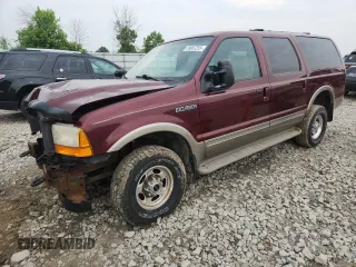 2001 Ford Excursion Limited with VIN 1FMNU43SX1EA00618, listed as a Copart auction lot 59807255 with 210,811 mi miles and Clean title. Bid and sale history available at DreamBid. Image 1.