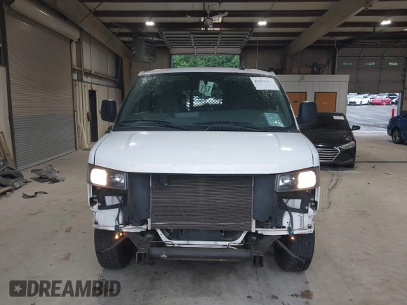 2021 Chevrolet Express Cargo with VIN 1GCWGAFP4M1160480, listed as a IAAI auction lot 42621437 with 99,142 mi miles and . Bid and sale history available at DreamBid. Image 13.