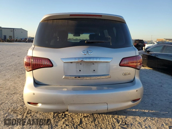 2012 Infiniti QX56 7-passenger with VIN JN8AZ2NF7C9517531, listed as a Copart auction lot 73557584 with 173,997 mi miles and Salvage Title. Bid and sale history available at carsss.com. Image 6.