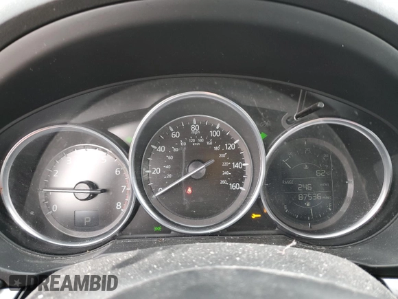 2019 Mazda CX-5 Sport with VIN JM3KFBBM5K0525696, listed as a Copart auction lot 49621595 with 87,536 mi miles and Salvage Title. Bid and sale history available at DreamBid. Image 9.