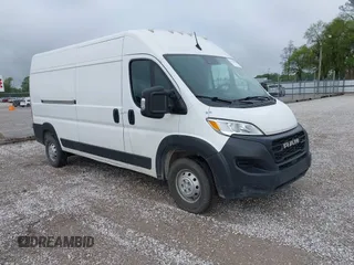 2023 Ram ProMaster Cargo with VIN 3C6LRVDG3PE571823, listed as a IAAI auction lot 42223080 with 71,464 mi miles and . Bid and sale history available at DreamBid. Image 1.