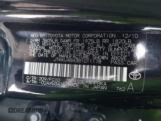 2011 Scion xD with VIN JTKKU4B43B1011178, listed as a IAAI auction lot 41892710 with Not Provided miles. Bid and sale history available at carsss.com. Image 9.