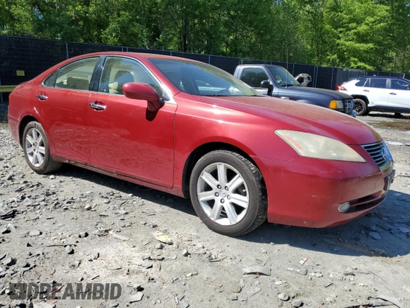 2009 Lexus ES 330 with VIN JTHBJ46G192309817, listed as a Copart auction lot 54960445 with 104,306 mi miles and Salvage Title. Bid and sale history available at DreamBid. Image 4.