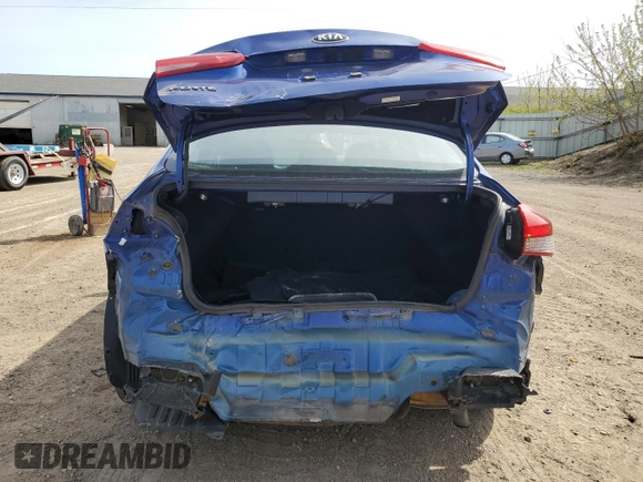 2017 Kia Forte LX with VIN 3KPFK4A72HE012872, listed as a Copart auction lot 54626355 with 78,281 mi miles and Clean Title. Bid and sale history available at carsss.com. Image 6.