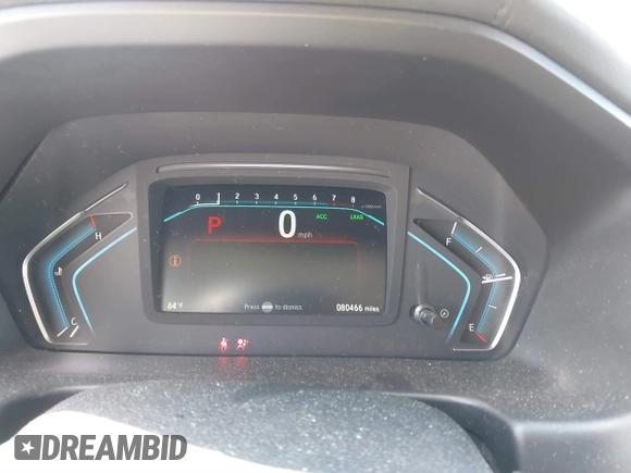 2019 Honda Odyssey EX-L with VIN 5FNRL6H74KB011915, listed as a IAAI auction lot 41898504 with 80,466 mi miles. Bid and sale history available at carsss.com. Image 7.