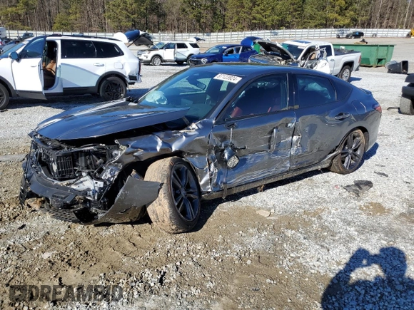 2024 Acura Integra Technology with VIN 19UDE4G70RA016396, listed as a Copart auction lot 87123924 with 10,672 mi miles and Salvage title. Bid and sale history available at DreamBid. Image 1.