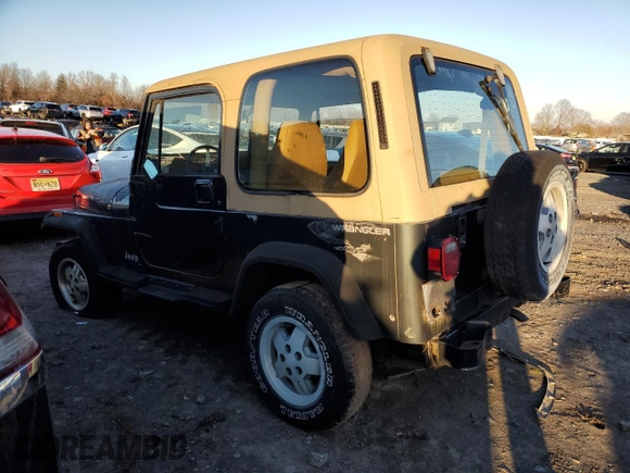 1993 Jeep Wrangler with VIN 1J4FY29S4PP244894, listed as a Copart auction lot 83684704 with 172,185 mi miles and Clean Title. Bid and sale history available at carsss.com. Image 2.