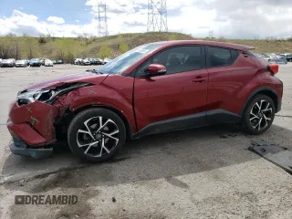 2018 Toyota C-HR XLE with VIN NMTKHMBX1JR014764, listed as a Copart auction lot 54930805 with 103,610 mi miles and Salvage title. Bid and sale history available at DreamBid. Image 1.