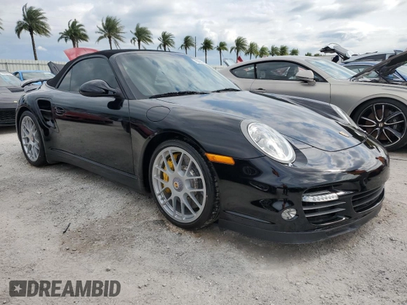 2011 Porsche 911 Turbo S with VIN WP0CD2A95BS773337, listed as a Copart auction lot 75095124 with Not Provided miles and Non Repairable. Bid and sale history available at DreamBid. Image 4.