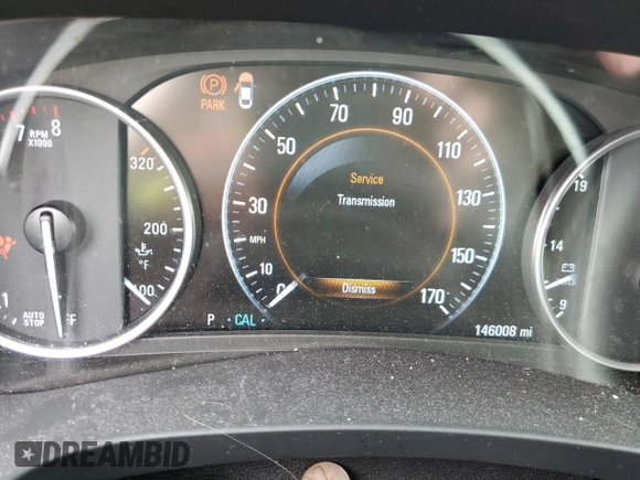 2017 Buick LaCrosse Premium with VIN 1G4ZS5SS2HU145229, listed as a Copart auction lot 45883705 with 146,008 mi miles and Salvage Title. Bid and sale history available at carsss.com. Image 9.