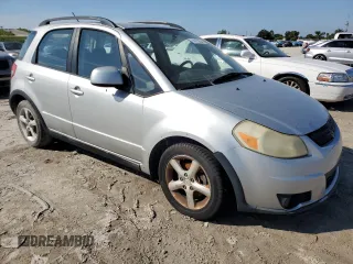 2007 Suzuki SX4 with VIN JS2YB413875101738, listed as a Copart auction lot 74173834 with 99,091 mi miles and Salvage Title. Bid and sale history available at carsss.com. Image 4.