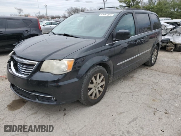 2013 Chrysler Town & Country Touring with VIN 2C4RC1BG4DR737065, listed as a Copart auction lot 83397894 with Not Provided miles and Salvage Title. Bid and sale history available at DreamBid. Image 1.