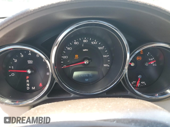 2012 Cadillac CTS Luxury with VIN 1G6DE5E54C0138040, listed as a Copart auction lot 61997305 with 140,996 mi miles and Salvage title. Bid and sale history available at DreamBid. Image 9.