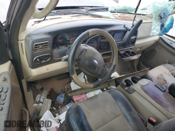 2005 Ford Excursion Eddie Bauer с VIN 1FMSU45P95EC33892, выставлен на аукционе Copart как лот 88871715 с пробегом Не указан миль и Списание • Salvage title. История ставок и продаж доступна на DreamBid. Изображение 8.