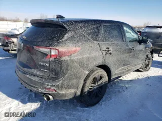 2023 Acura RDX w/A-Spec Package with VIN 5J8TC2H63PL803369, listed as a Copart auction lot 44546515 with 32,553 mi miles and Salvage Title. Bid and sale history available at carsss.com. Image 3.