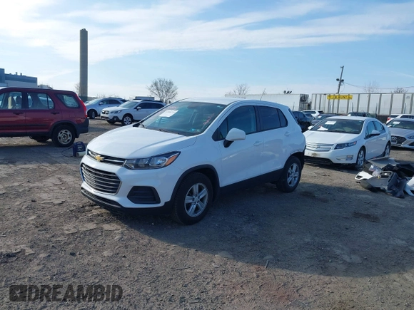 2020 Chevrolet Trax LS with VIN KL7CJKSB5LB049298, listed as a IAAI auction lot 41904732 with 46,879 mi miles. Bid and sale history available at carsss.com. Image 18.