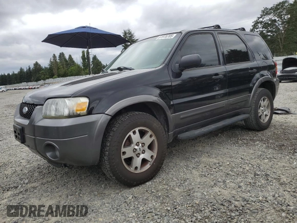2005 Ford Escape XLT with VIN 1FMYU03165KB36801, listed as a Copart auction lot 61978705 with 217,658 mi miles and Salvage title. Bid and sale history available at DreamBid. Image 1.