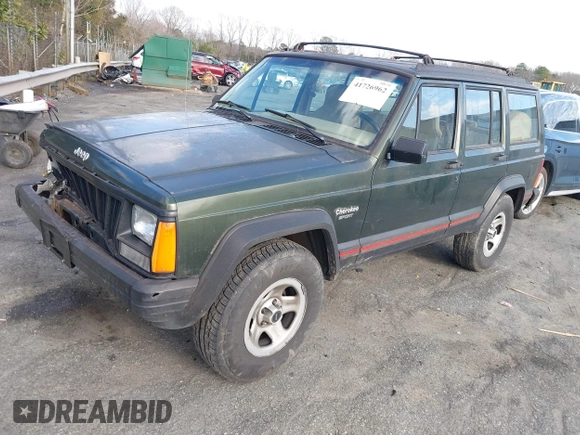 1996 Jeep Cherokee Sport with VIN 1J4FJ68S1TL204870, listed as a IAAI auction lot 41726962 with 93,462 mi miles. Bid and sale history available at carsss.com. Image 2.