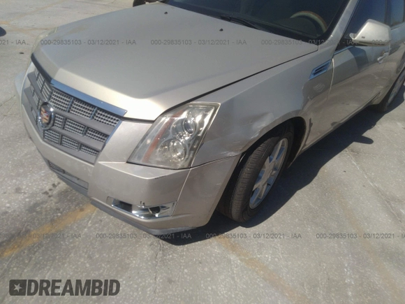 2008 Cadillac CTS RWD w/1SB with VIN 1G6DR57V280215349, listed as a IAAI auction lot 41363001 with 163,868 mi miles. Bid and sale history available at carsss.com. Image 6.