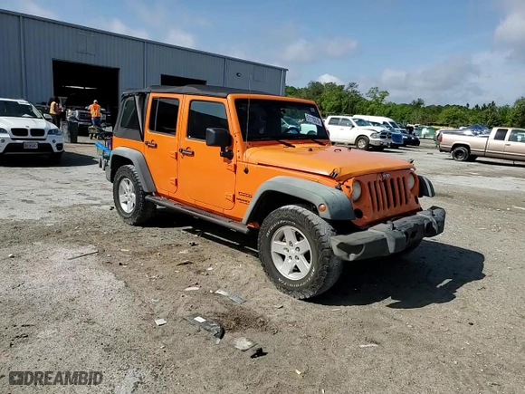2012 Jeep Wrangler Unlimited Sport with VIN 1C4BJWDG3CL285361, listed as a Copart auction lot 51110315 with 198,251 mi miles and Salvage Title. Bid and sale history available at carsss.com. Image 13.