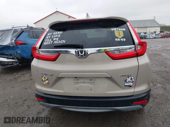 2018 Honda CR-V EX-L with VIN 2HKRW2H87JH681113, listed as a IAAI auction lot 41961301 with 85,672 mi miles. Bid and sale history available at carsss.com. Image 16.