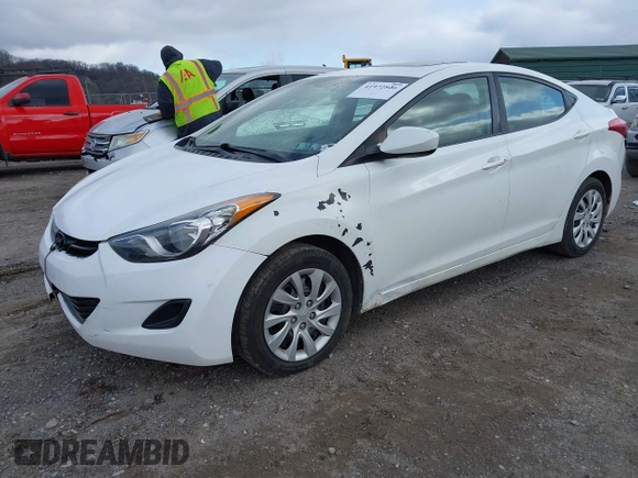 2011 Hyundai Elantra GLS with VIN 5NPDH4AEXBH016742, listed as a IAAI auction lot 41972846 with 239,875 mi miles. Bid and sale history available at carsss.com. Image 2.
