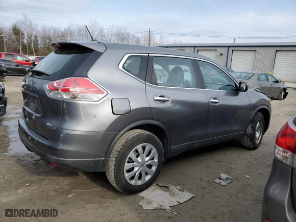 2015 Nissan Rogue S with VIN KNMAT2MV3FP569342, listed as a Copart auction lot 45755775 with 0 mi miles and Clean Title. Bid and sale history available at carsss.com. Image 3.