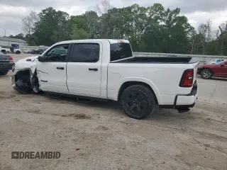 2025 Ram 1500 Big Horn с VIN 1C6RREFP6SN612912, выставлен на аукционе Copart как лот 51626725 с пробегом 3 886 миль миль и Списание • Salvage title. История ставок и продаж доступна на DreamBid. Изображение 2.