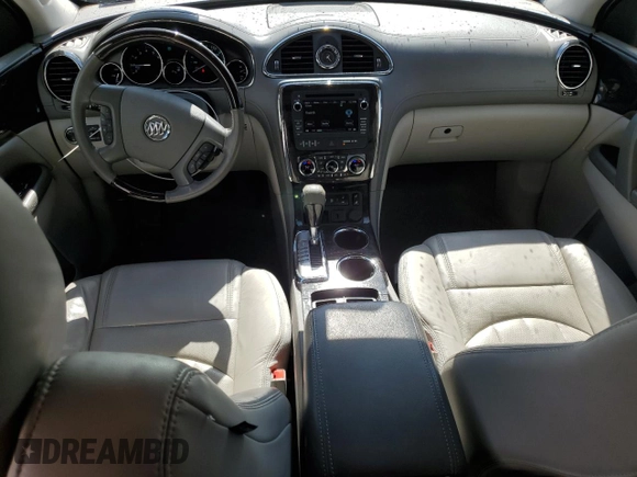 2015 Buick Enclave Leather with VIN 5GAKVBKD0FJ158638, listed as a Copart auction lot 46657995 with 76,015 mi miles and Salvage Title. Bid and sale history available at carsss.com. Image 8.