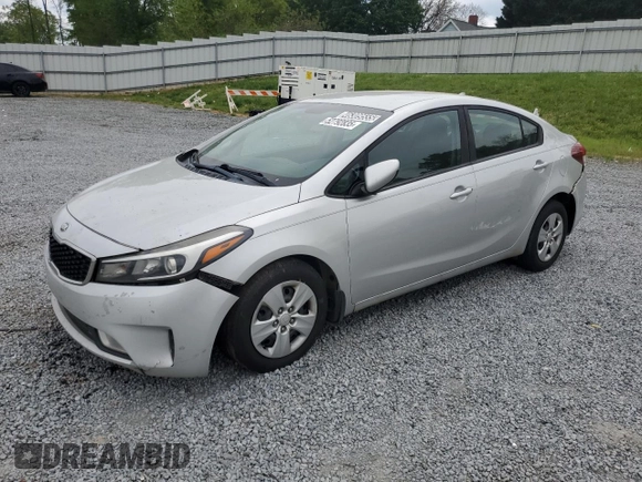 2017 Kia Forte LX with VIN 3KPFK4A73HE098516, listed as a Copart auction lot 52792835 with 162,702 mi miles and Clean Title. Bid and sale history available at carsss.com. Image 1.