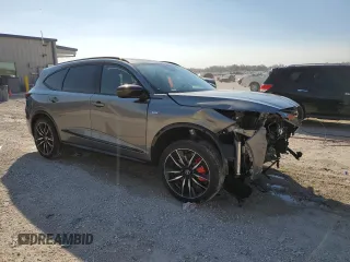 2024 Acura MDX Type S w/Advance Package with VIN 5J8YD8H80RL004725, listed as a Copart auction lot 43341905 with 6,211 mi miles and Salvage Title. Bid and sale history available at carsss.com. Image 4.