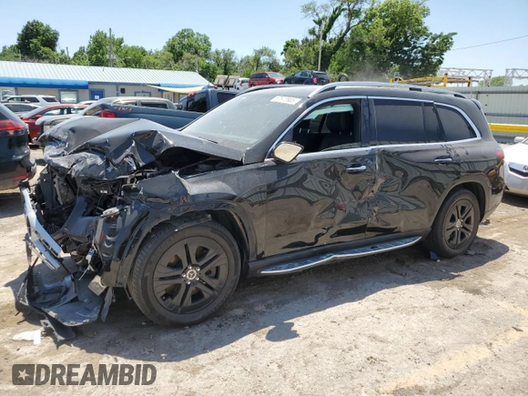 2020 Mercedes-Benz GLS 450 with VIN 4JGFF5KE8LA118046, listed as a Copart auction lot 57570905 with 74,831 mi miles and Salvage title. Bid and sale history available at DreamBid. Image 1.