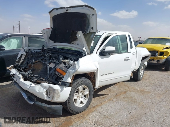 2018 Chevrolet Silverado 1500 LT with VIN 3GCUKREC9JG316576, listed as a IAAI auction lot 41830992 with 153,467 mi miles. Bid and sale history available at carsss.com. Image 17.