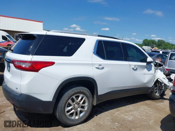 2018 Chevrolet Traverse LT Cloth with VIN 1GNERGKW4JJ164554, listed as a IAAI auction lot 42431991 with 67,699 mi miles and . Bid and sale history available at DreamBid. Image 13.