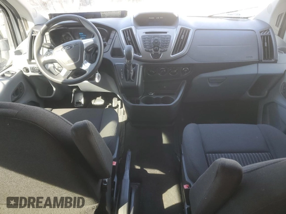 2015 Ford Transit Passenger XL with VIN 1FBAX2CM1FKB00328, listed as a Copart auction lot 43079865 with 55,851 mi miles and Salvage Title. Bid and sale history available at carsss.com. Image 8.
