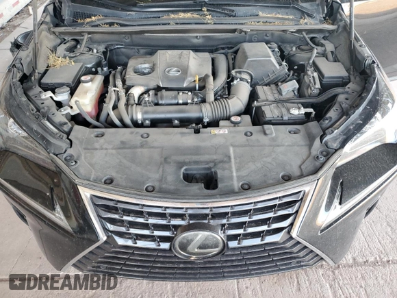 2020 Lexus NX 300 with VIN JTJGARBZ0L5008616, listed as a Copart auction lot 53568655 with 59,370 mi miles and Salvage title. Bid and sale history available at DreamBid. Image 12.
