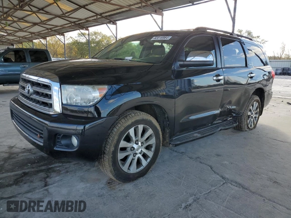 2014 Toyota Sequoia Limited with VIN 5TDKY5G17ES054073, listed as a Copart auction lot 82016964 with 193,040 mi miles and Salvage Title. Bid and sale history available at carsss.com. Image 1.