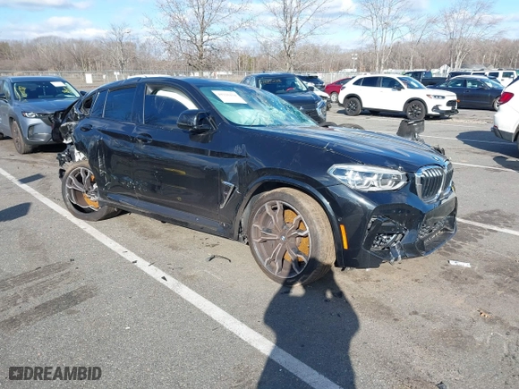 2020 BMW X4 M Competition with VIN 5YMUJ0C08LLA99688, listed as a IAAI auction lot 41226234 with 63,497 mi miles. Bid and sale history available at carsss.com. Image 1.
