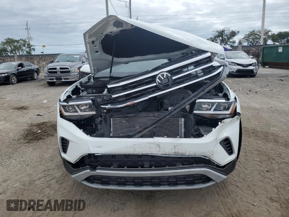 2023 Volkswagen Atlas SE с VIN 1V2WP2CA0PC520857, выставлен на аукционе Copart как лот 81071314 с пробегом 13 073 миль миль и Списание • Salvage title. История ставок и продаж доступна на DreamBid. Изображение 5.