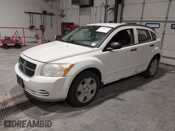 2007 Dodge Caliber SXT with VIN 1B3HB48B47D540482, listed as a IAAI auction lot 41942169 with 194,573 mi miles and . Bid and sale history available at DreamBid. Image 2.