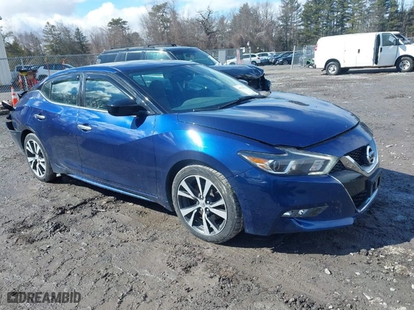2017 Nissan Maxima SV with VIN 1N4AA6AP7HC391194, listed as a IAAI auction lot 41738273 with 105,222 mi miles. Bid and sale history available at carsss.com. Image 1.